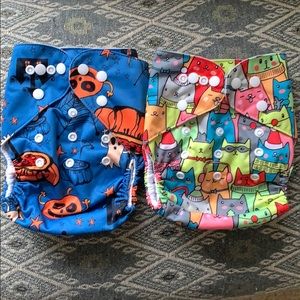 Two Brand new pocket cloth diapers